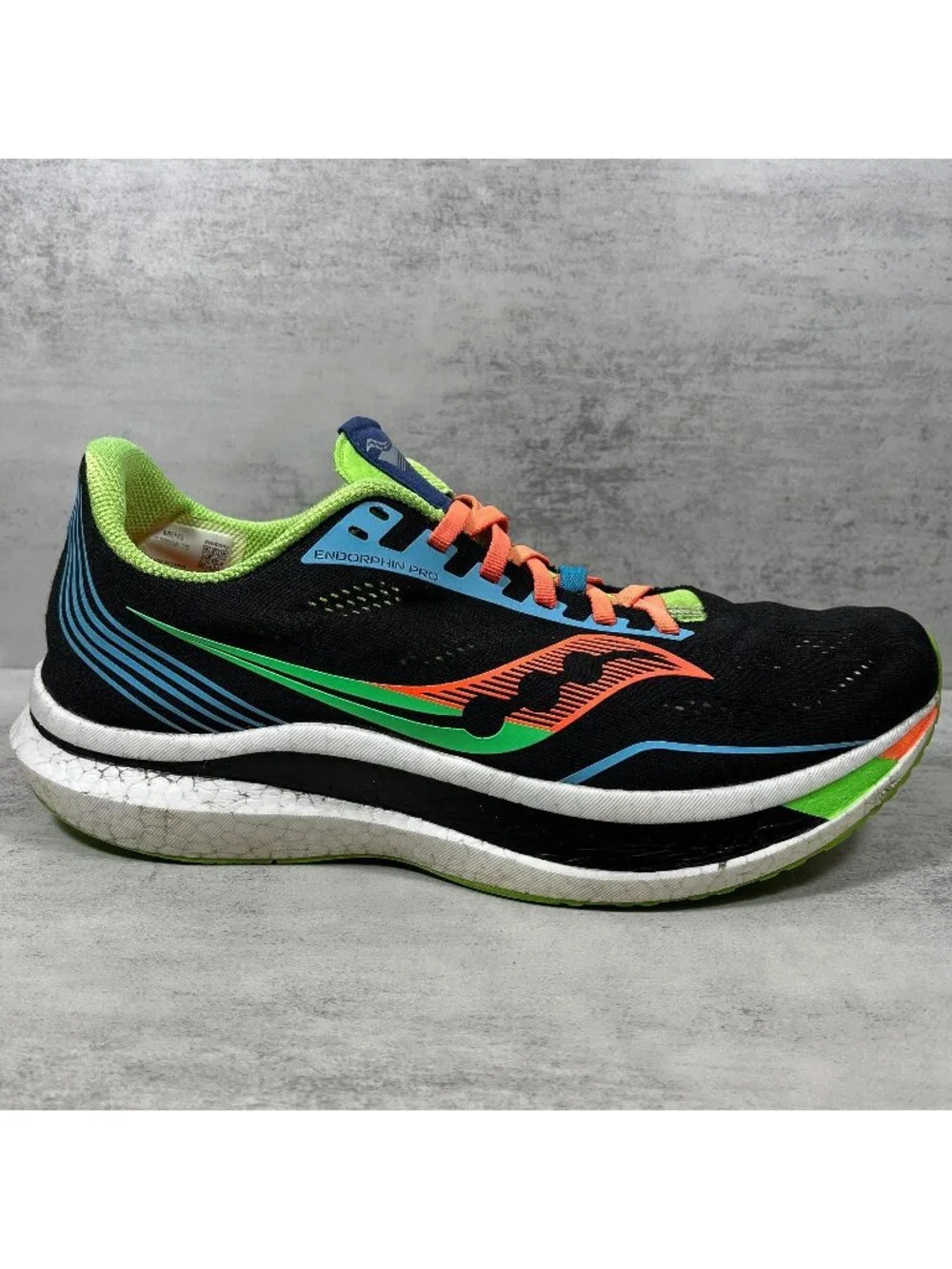 Saucony Endorphin Pro Running Shoes - Men's Size 10.5 - Black  This item is pre-
